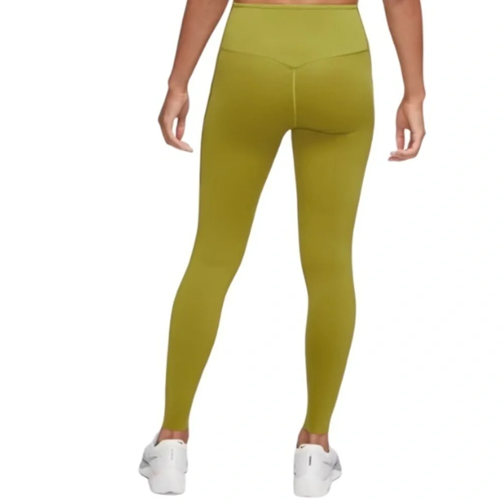 Nike Dri Fit Running Tight NWT High Rise Legging Women’s Green Chartreuse